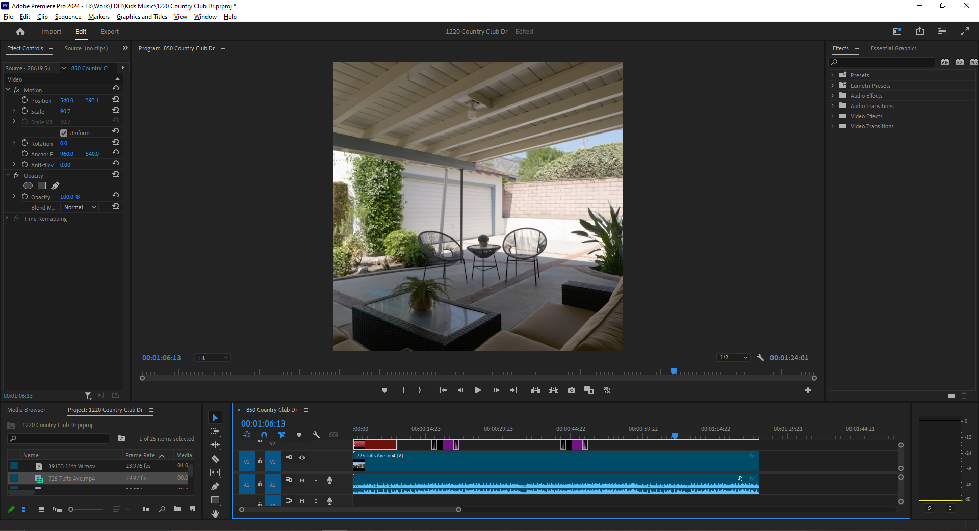 Video Editing Reel